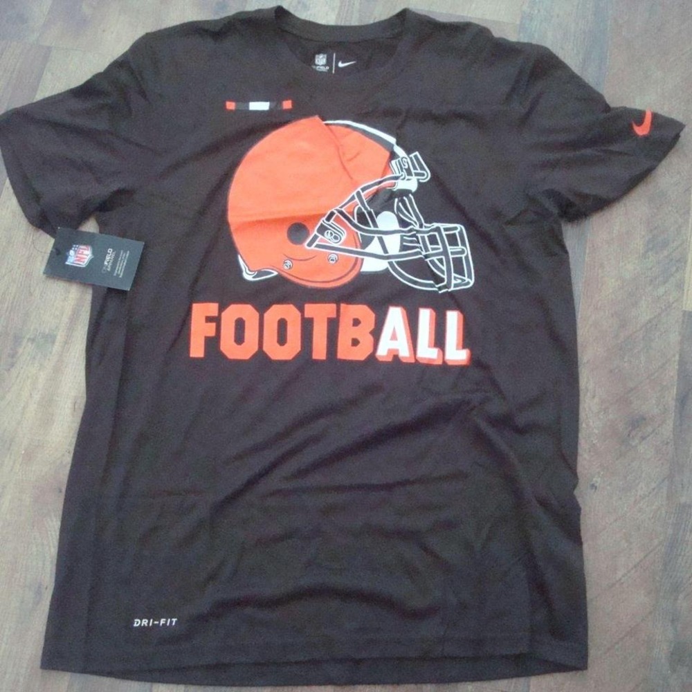 CLEVELAND BROWNS NIKE MEDIUM SHIRT VINTAGE‎ Y2K 00S L3
